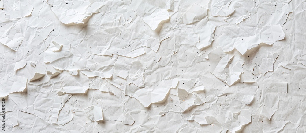 Poster recycled white paper texture or background. copy space image. place for adding text or design