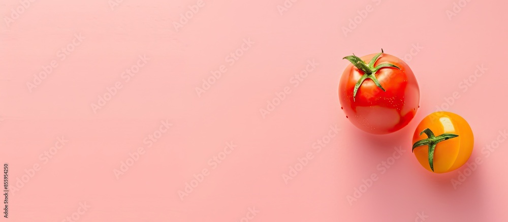 Poster turner made of plastic isolated pastel background food. copy space image. place for adding text and 