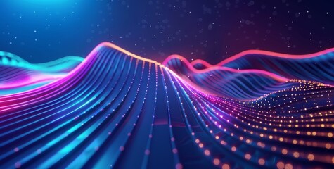 A three-dimensional illustration of electrical impulses in tissues of neural connections. Creative innovation in business startups.