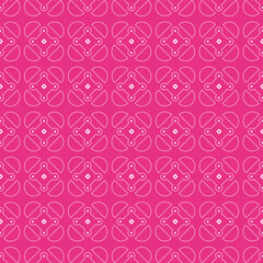 Beautiful Pink Textile Pattern of Bandhani Art