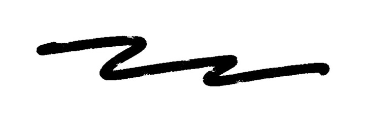 Black charcoal pencil scribble. Childish drawing. Doodles and curved line, straight thin stroke. pencil sketchy line. Grungy smear and rough crayon stroke.