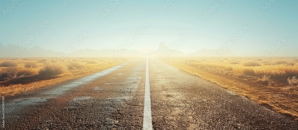 Poster the way. copy space image. place for adding text or design