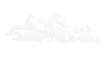 white clouds isolated on white or transparent png