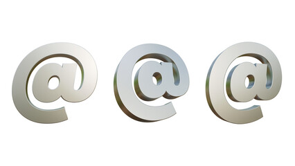 E-mail symbol isolated. Online communication, messaging and mailing concept illustration on isolated background.