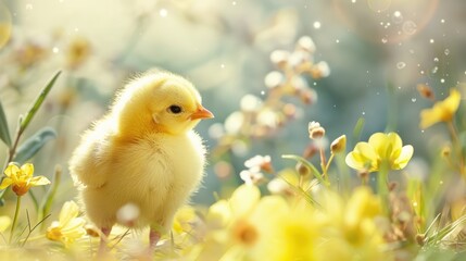 Cute Easter chick