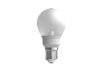 Clear image of an LED light bulb on a white background. Energy-efficient lighting for home or office. Ideal for stock photo and editorial use.