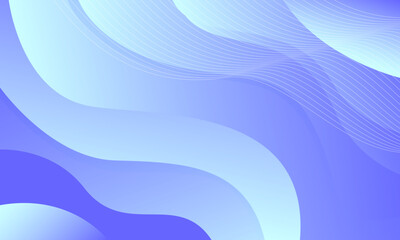 Abstract blue wave background. Fluid shapes composition. Vector illustration