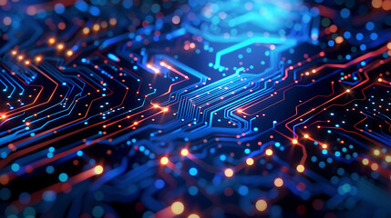 Fototapeta premium abstract technology background
