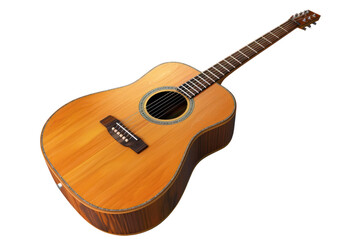 High-quality acoustic guitar with wooden finish, featuring six strings and a classic body design, perfect for music enthusiasts and professionals.