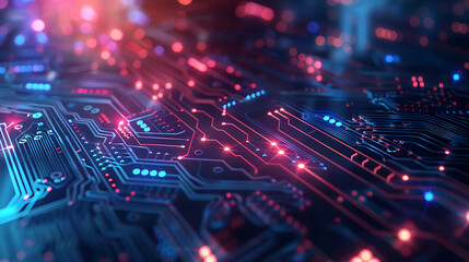 Obraz premium abstract technology background