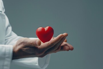 Fototapeta premium Heart donation and transplantation