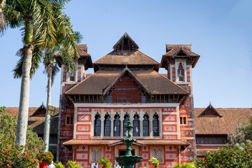 Obraz premium Kanakakkunnu Palace, located in the heart of Thiruvananthapuram, Kerala, India.