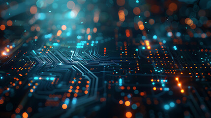 Obraz premium abstract technology background