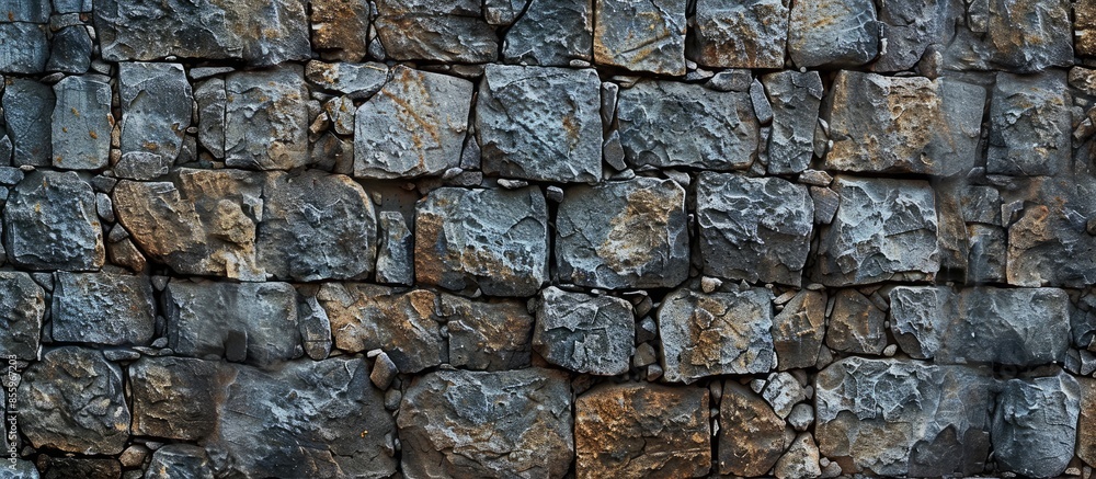 Poster pattern of old stone wall surfaced texture. copy space image. place for adding text and design