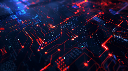 Obraz premium abstract technology background