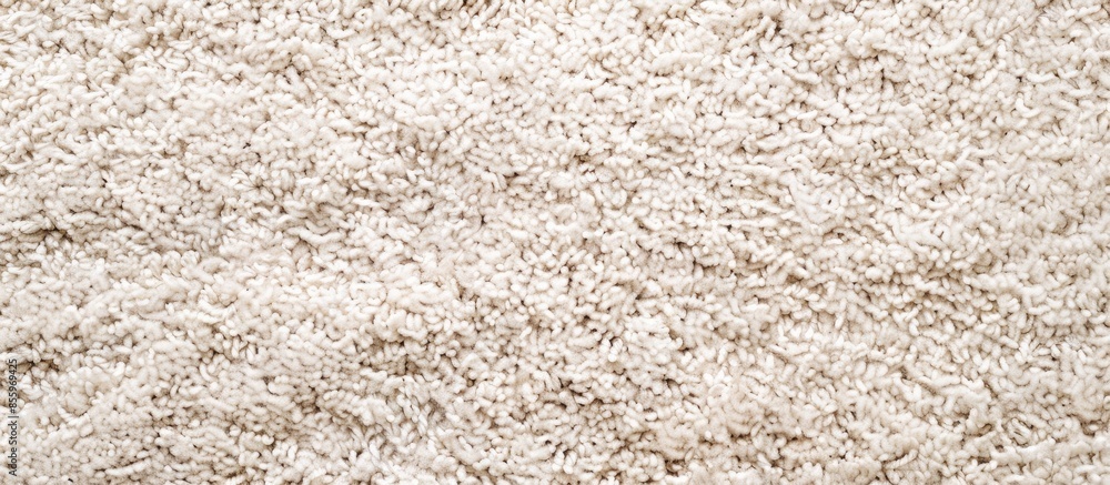 Poster closeup of cream carpet texture. copy space image. place for adding text and design