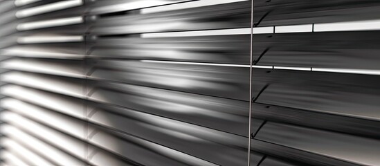 Metal Blinds with drawstring. Blinds texture. Copy space image. Place for adding text and design