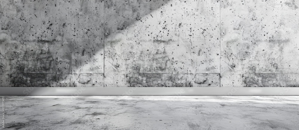 Poster design wall and floor texture in the interior of a new apartment. copy space image. place for adding