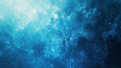 Obraz premium The background is blue white and pixelated, with a color gradient rough abstract pattern shine bright light, glow template empty space with grainy noise and grungy texture