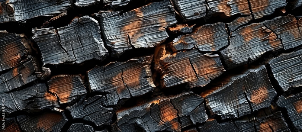 Poster burnt wood background. copy space image. place for adding text and design