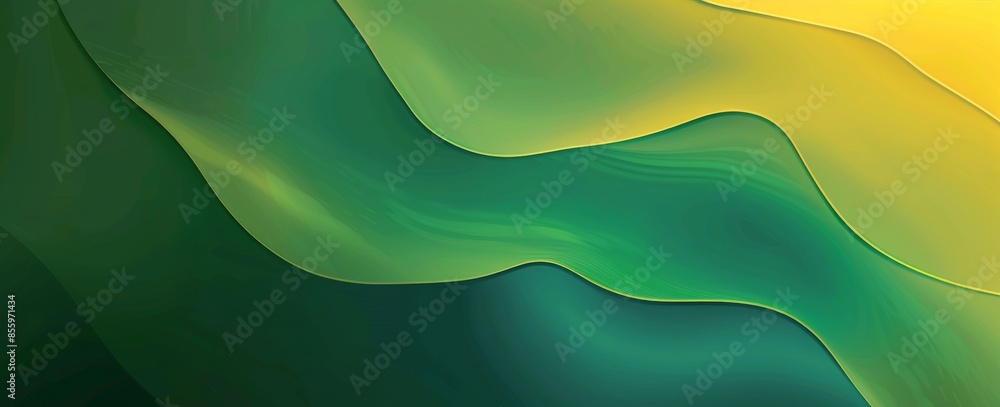 Aufkleber color gradient of green lemon lime, template empty space color gradient, grainy noise grunge texture