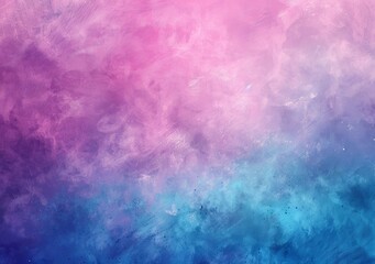 Obraz premium a pastel blue pink, grungy spray texture in tones of blue, red, and pink, a surface that has a retro vibe, a background that glows bright, and a template with an empty space on top.