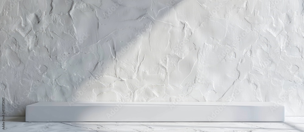 Aufkleber white drywall texture surface for interior design. copy space image. place for adding text and desig