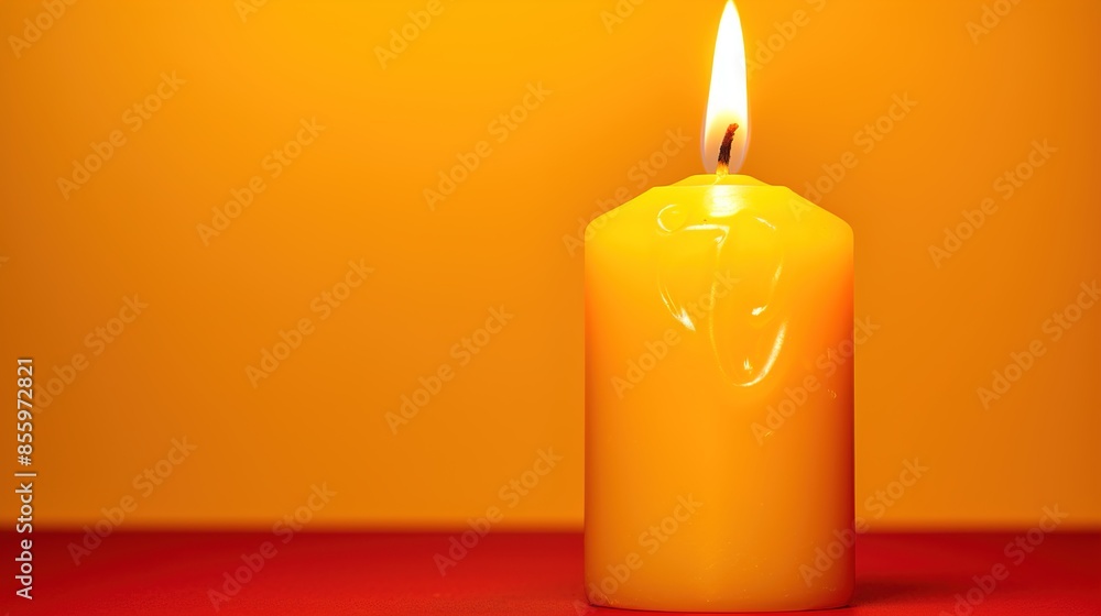 Canvas Prints candle in the dark