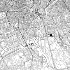 Naklejka premium 3D illustration of city and urban in Berlin Germany