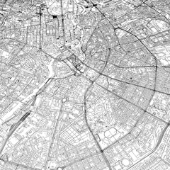 3D illustration of city and urban in Berlin Germany