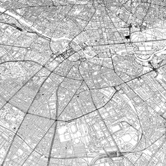 Naklejka premium 3D illustration of city and urban in Berlin Germany