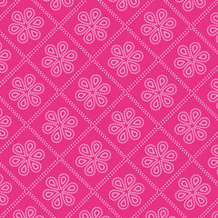 Most Beautiful Textile Pattern of Floral Bandhani Art