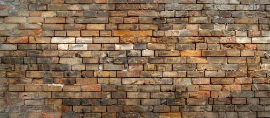 Fototapeta premium Brick wall texture. Copy space image. Place for adding text and design