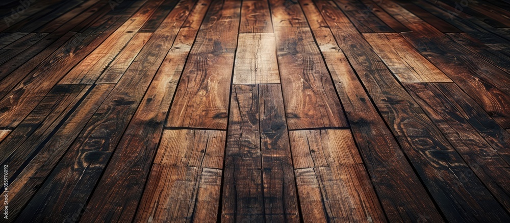 Poster wooden flooring. texture of wood floors. copy space image. place for adding text and design