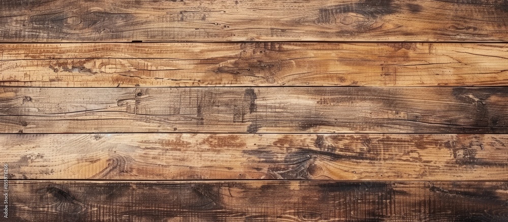 Poster wood plank brown texture background - vintage effect. copy space image. place for adding text and de