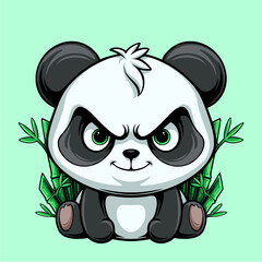 cute and adorable panda