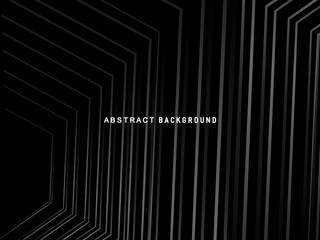 Abstract futuristic dark black background with modern design. Realistic 3d wallpaper with luxurious flowing lines. Elegant background for posters, websites, brochures, cards, banners, apps, etc.