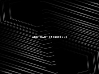 Abstract futuristic dark black background with modern design. Realistic 3d wallpaper with luxurious flowing lines. Elegant background for posters, websites, brochures, cards, banners, apps, etc.