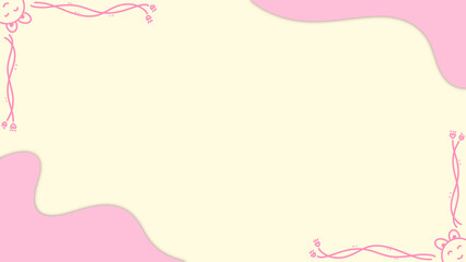 Abstract colorful background. Pink blue and yellow color  background. simplistic wallpaper.