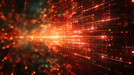 Fototapeta premium technology background
