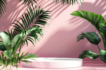 Obraz premium Photomontage of Monstera philodendron leaves surrounded by white boxes