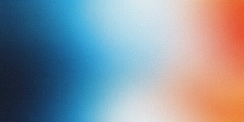 Blurred Gradient Background in Shades of Blue and Orange