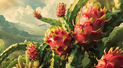 Dragon fruit, hylocereus, Dragon fruit . 