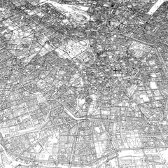 Obraz premium 3D illustration of city and urban in Milan Italy 