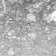 Fototapeta premium 3D illustration of city and urban in Milan Italy 