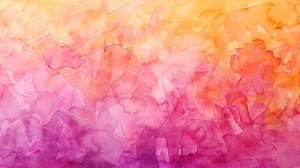 Abstract gradient watercolor, warm and cool blend, dynamic art