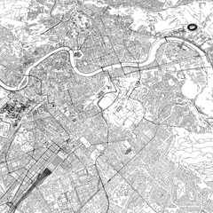 Fototapeta premium 3D illustration of city and urban in Rome Italy