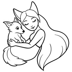 Fairy coloring pages for kids book