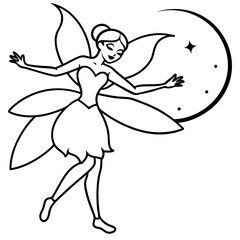Fairy coloring pages for kids book
