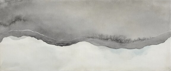 Monochrome Watercolor Scenes